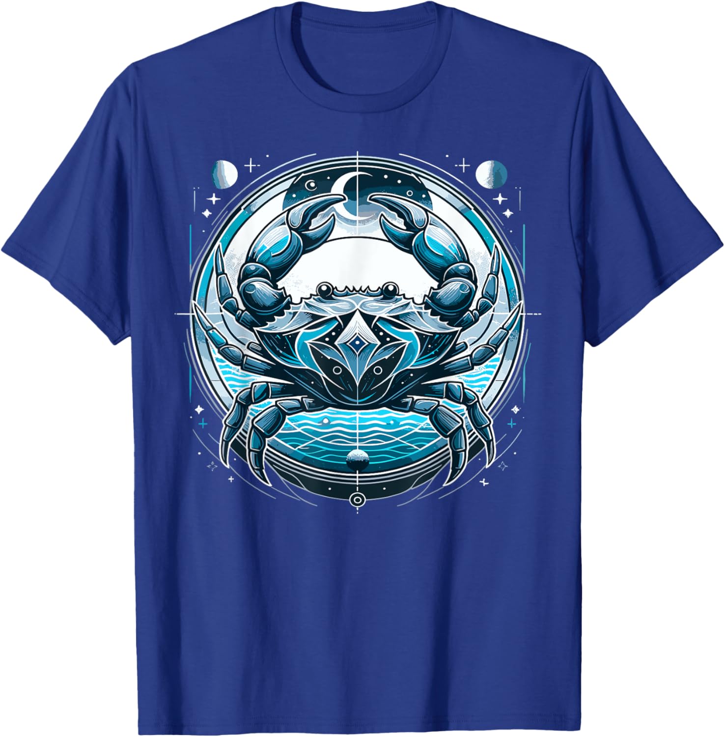 Signe astrologique du Cancer Astrologie , Black, S T-Shirt - T-Shirt | Royal
