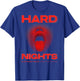 Hard Nights X TECHNO CLUB RAVER RAVE PARTY OUTFIT BACKPRINT , black T-Shirt - T-Shirt | Royal