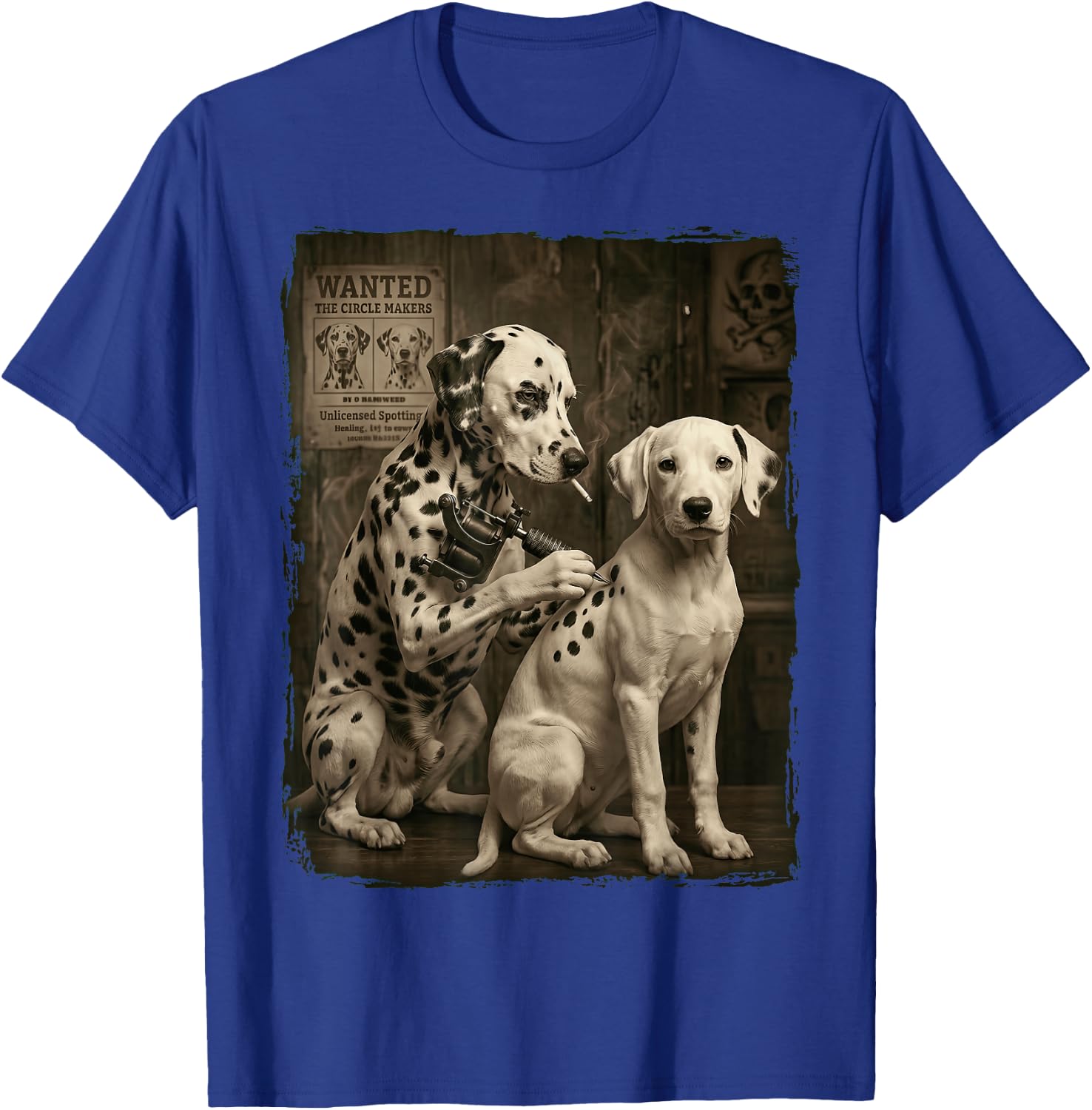 Dalmatiner Tätowierung T-Shirt - T-Shirt | Royal
