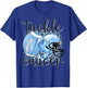 Tackle Prostate Cancer Football Lover Warrior Blue Ribbon T-Shirt - T-Shirt | Royal