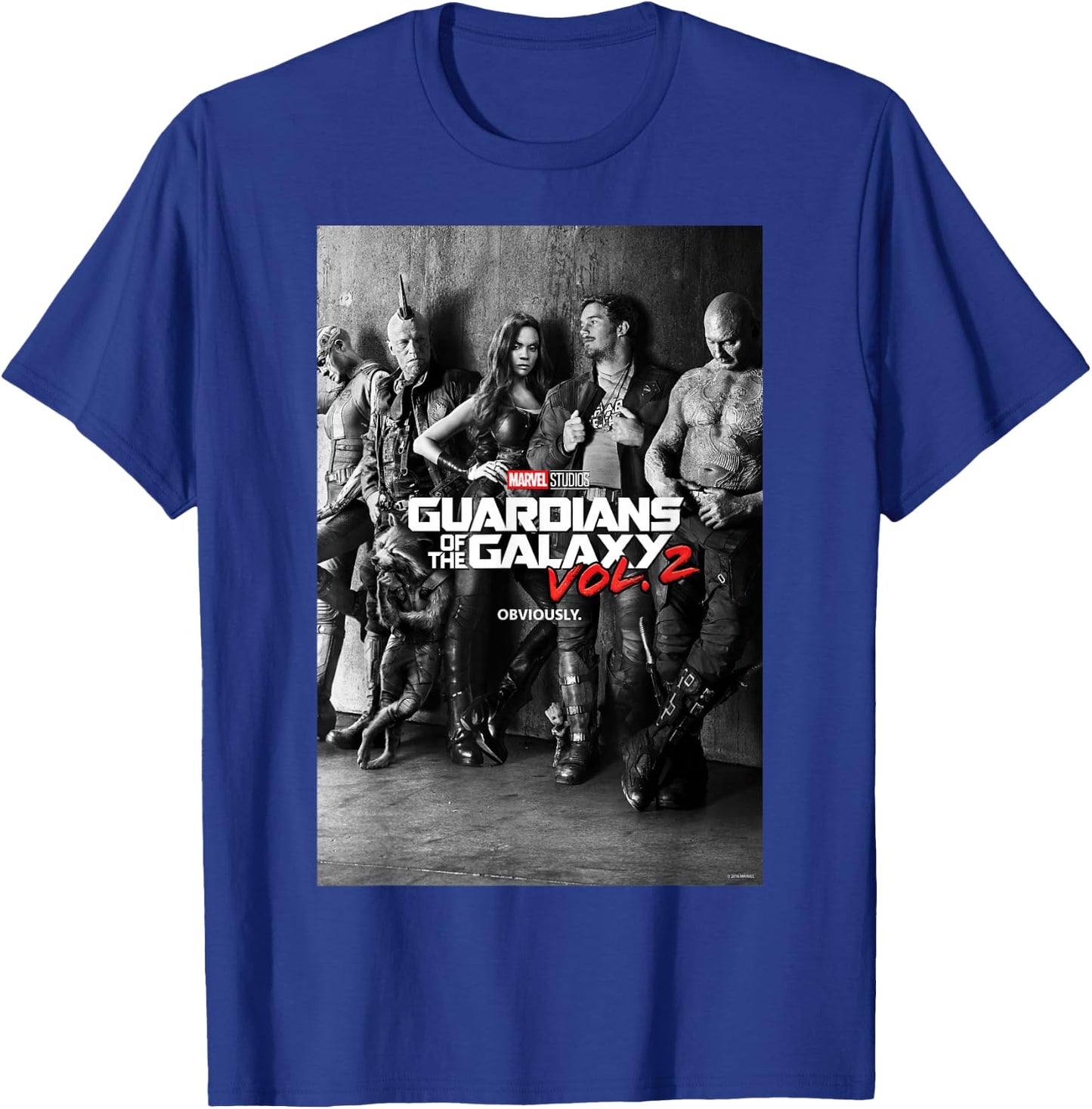 Marvel Guardians of The Galaxy Vol. 2 Group Shot Poster T-Shirt - T-Shirt | Royal