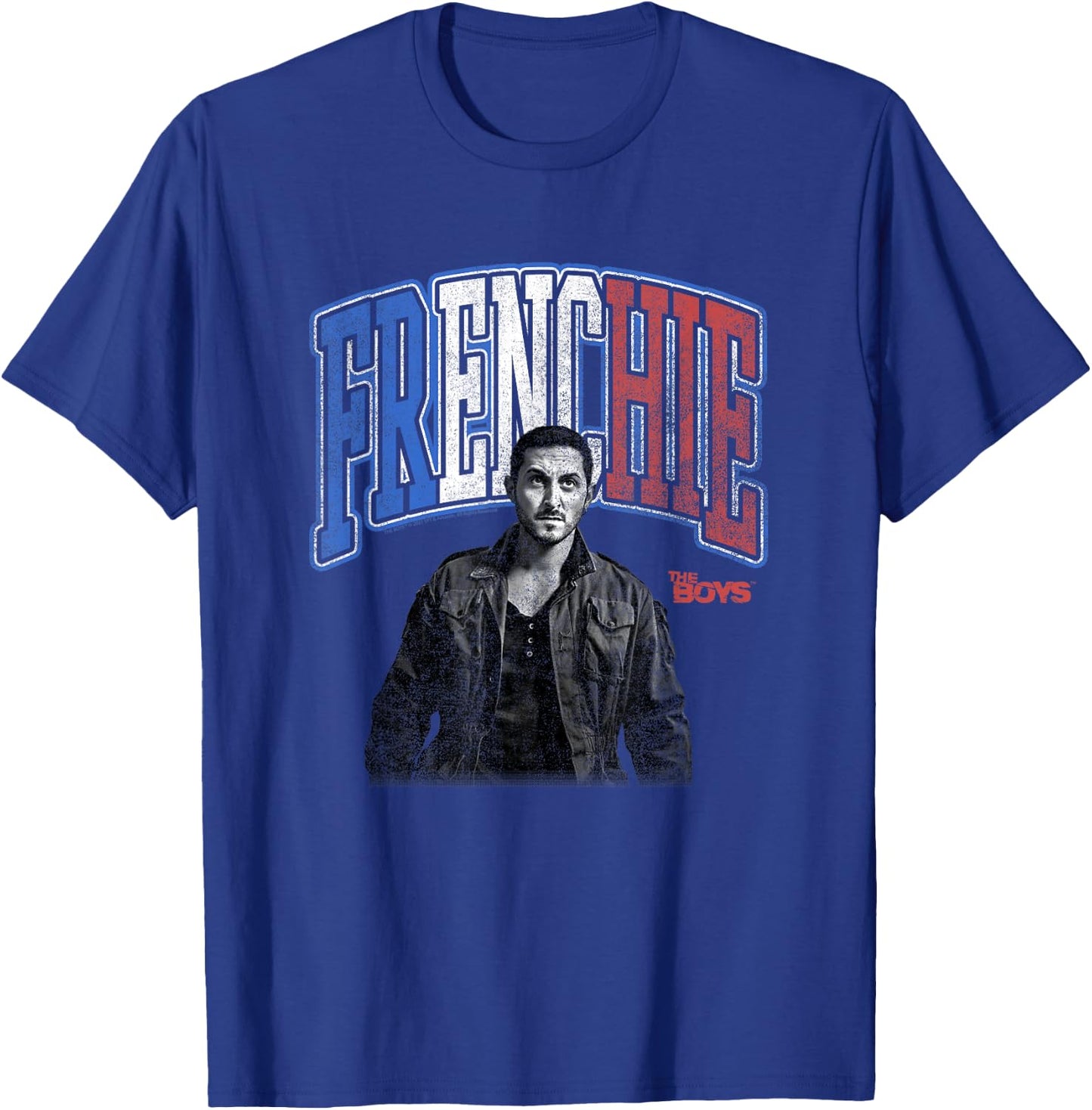 The Boys Frenchie Flag Photo T-Shirt - T-Shirt | Royal