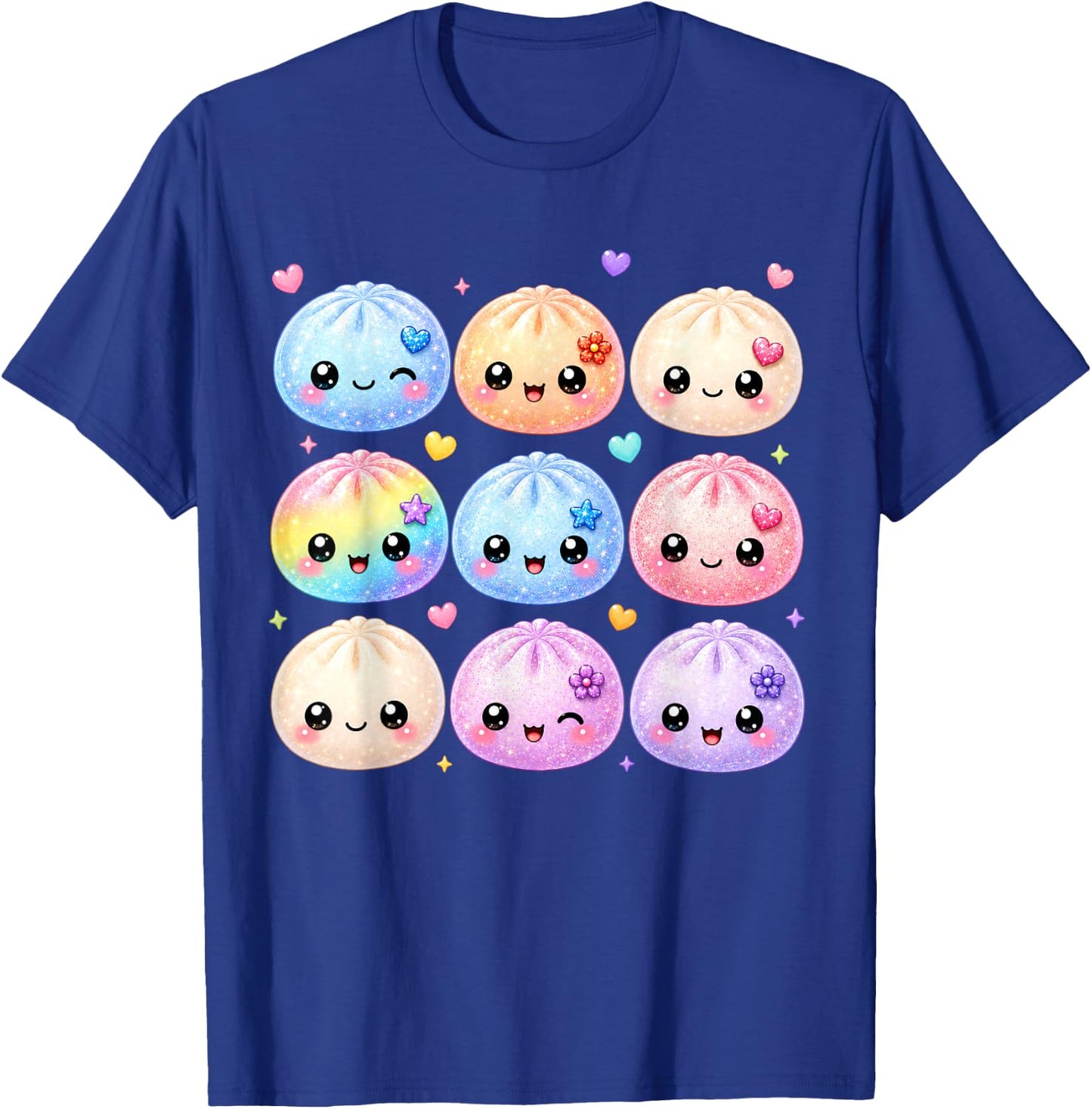 Cute Dumpling Kawaii Pastel Anime Dumpling Lovers Kids Girls T-Shirt - T-Shirt | Royal
