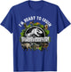 Ready to Crush Kindergarten First Day of School Dinosaur Boy T-Shirt - T-Shirt | Royal