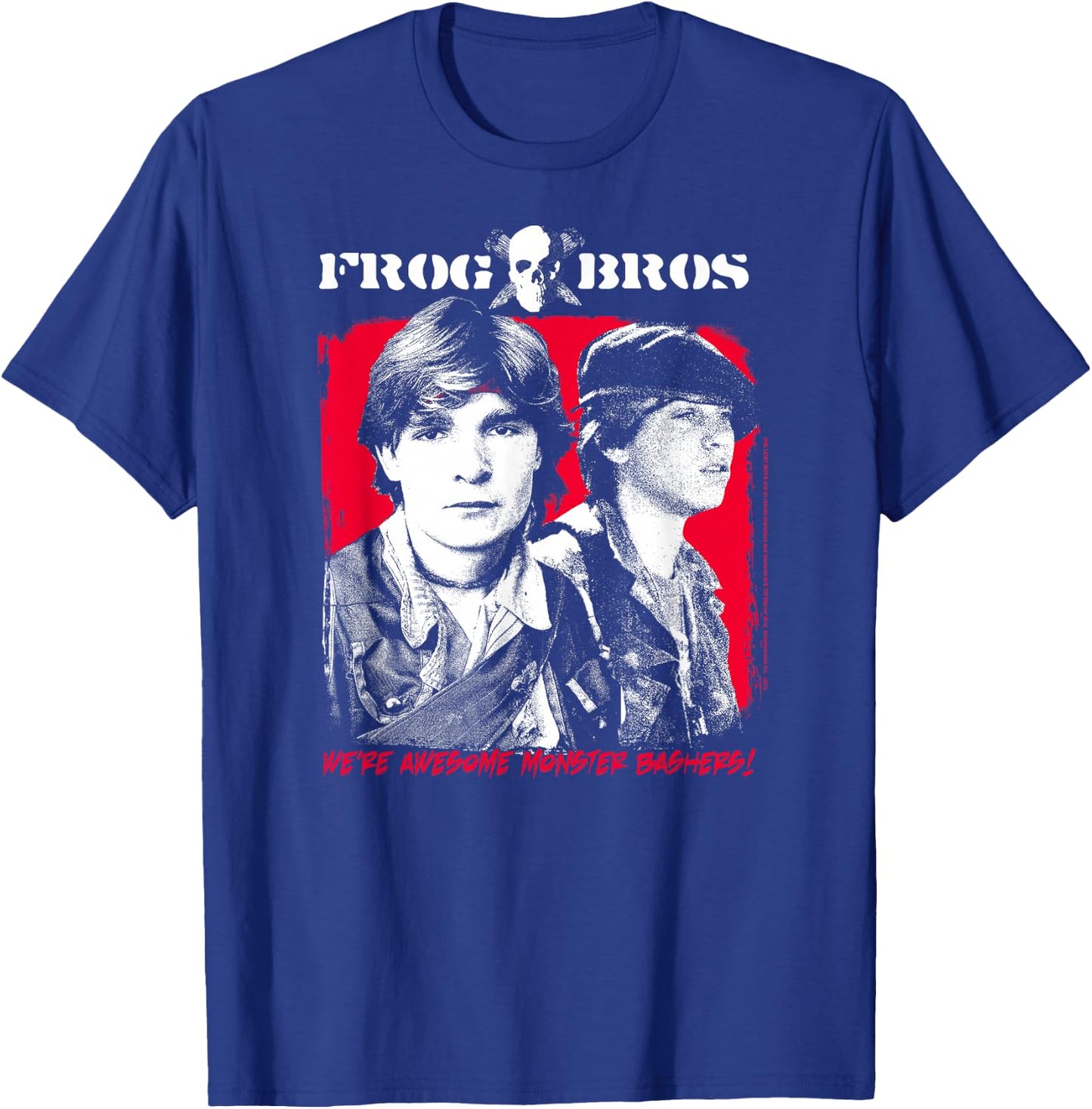 The Lost Boys Frog Brothers Monster Bashers Small T-Shirt - T-Shirt | Royal