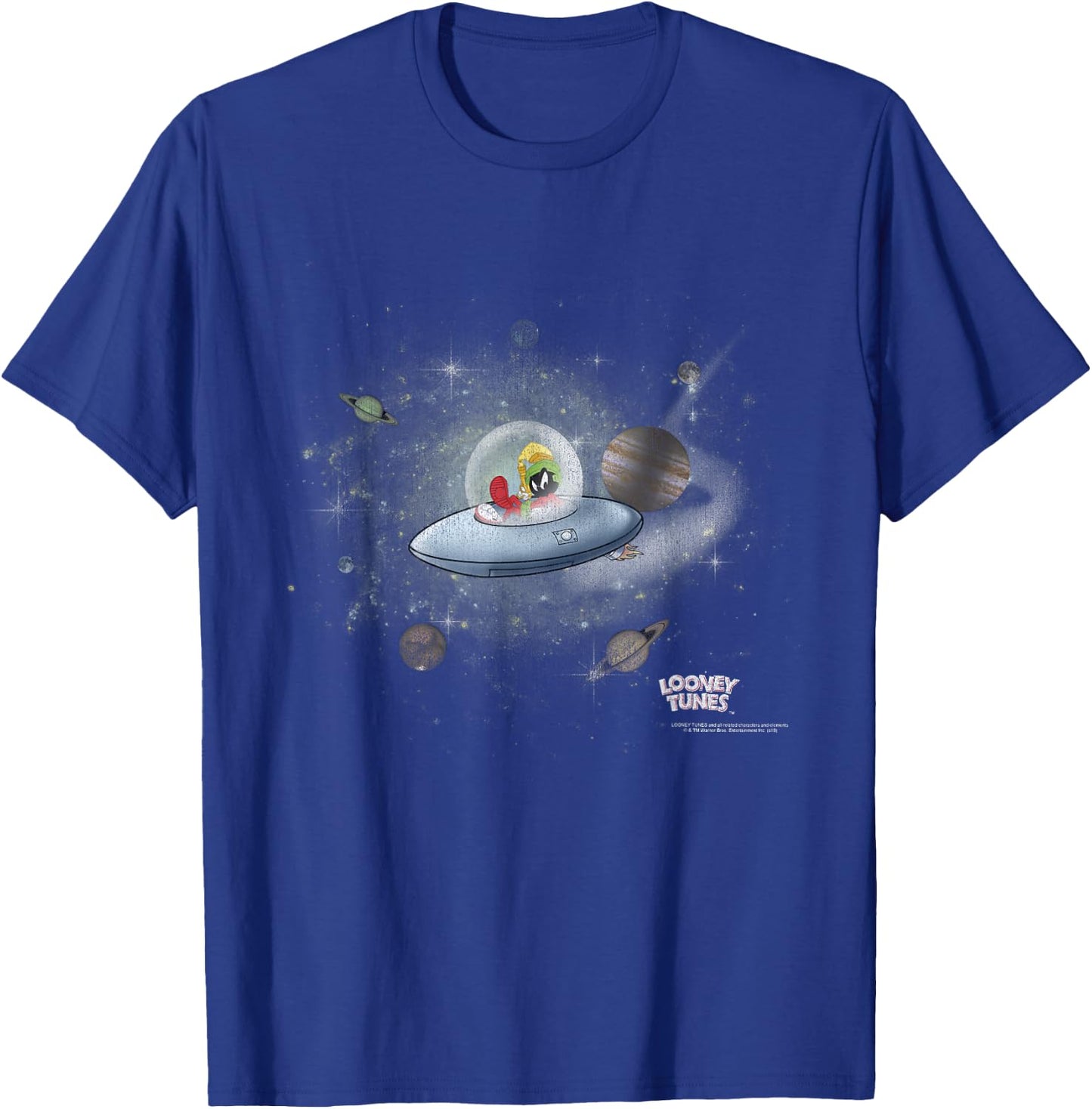 Looney Tunes Marvin The Martian In Flight T-Shirt - T-Shirt | Royal