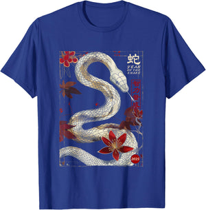 Year of the Snake 2025 Chinese New Year T-Shirt - T-Shirt | Royal