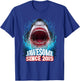 10th Birthday Jawesome Since 2015 Shark 10 Years Old T-Shirt - T-Shirt | Royal