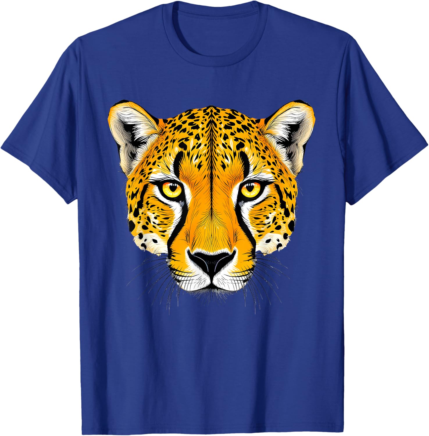 Cool Cheetah Art Women Kid Zoo Animal Safari Cheetah T-Shirt - T-Shirt | Royal