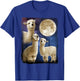 Alpaca Howling Moon T-Shirt - T-Shirt | Royal