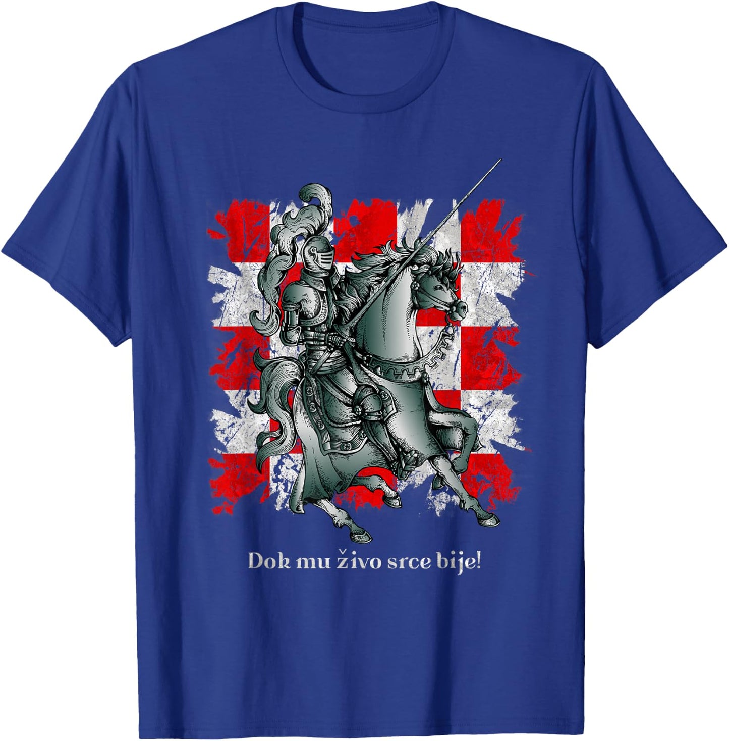 Kroatien Hrvatski Vitez Hrvatska Zastava T-Shirt - T-Shirt | Royal