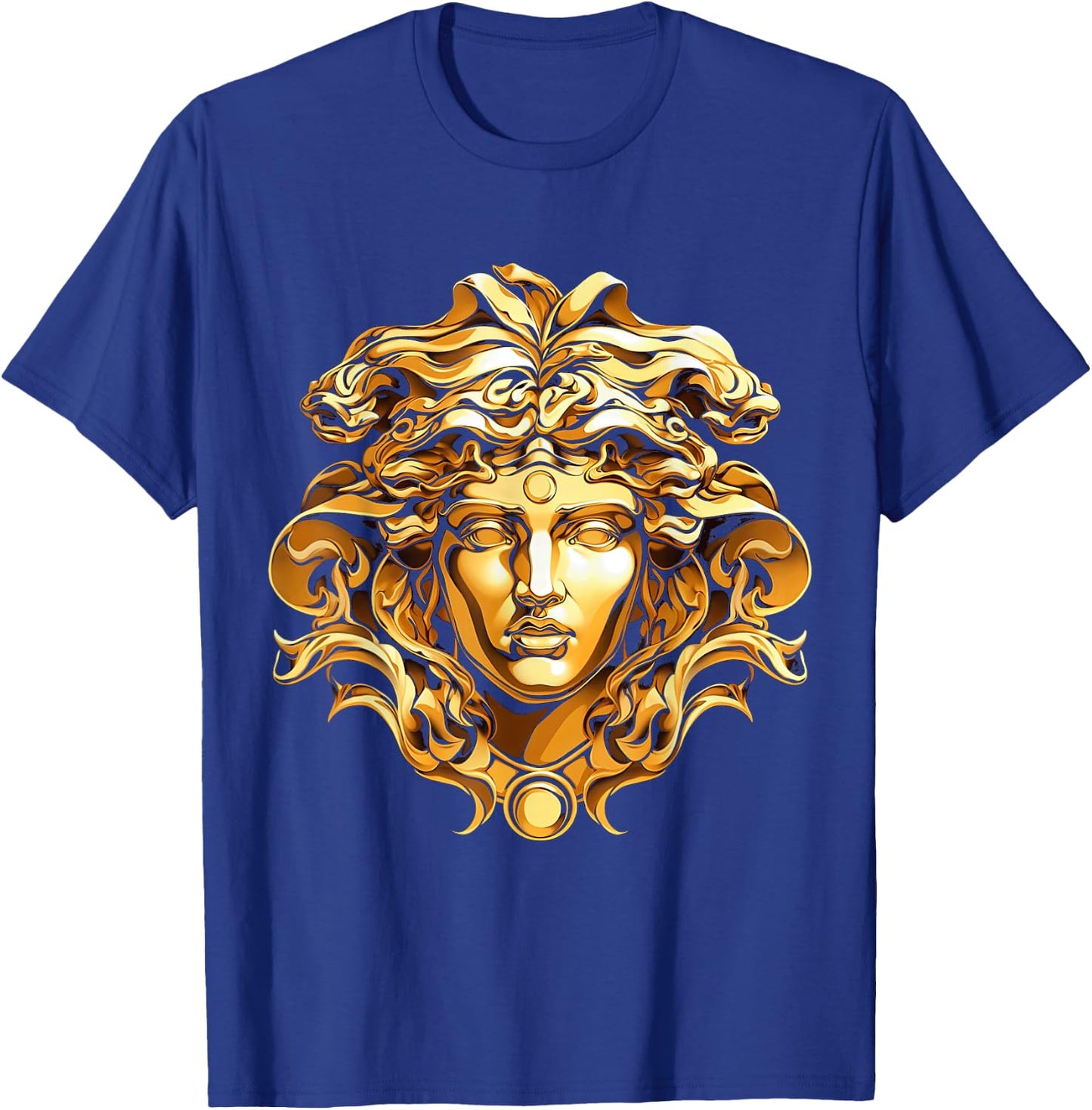 medusahead Greek Mythology Ancient Snake Hair T-Shirt - T-Shirt | Royal