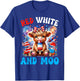 4th of July Highland Cow Popsicle Patriotic Red White & Moo T-Shirt - T-Shirt | Royal