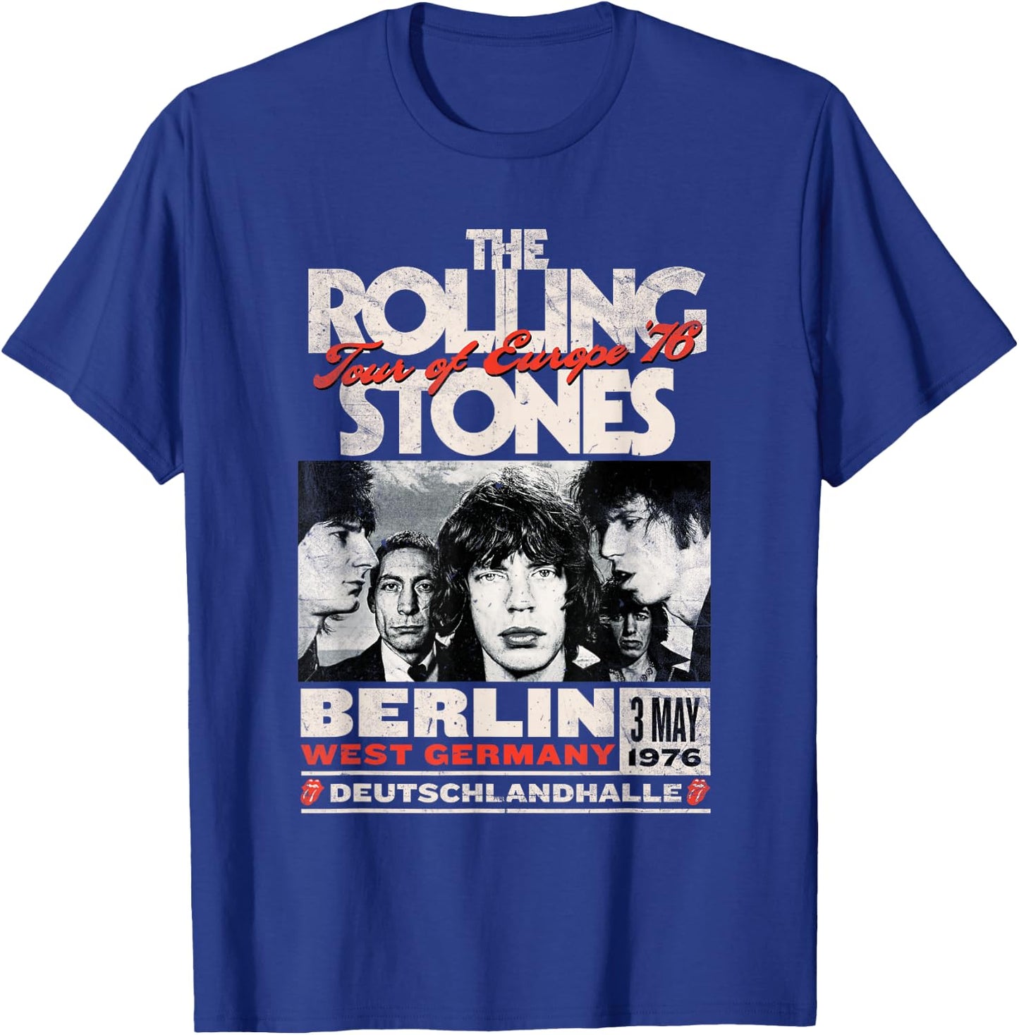Die Rolling Stones Berlin 76 , black T-Shirt - T-Shirt | Royal