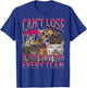 Can't Lose Funny Bisexual Lgbtq Cat Meme Bootleg Graphic T-Shirt - T-Shirt | Royal
