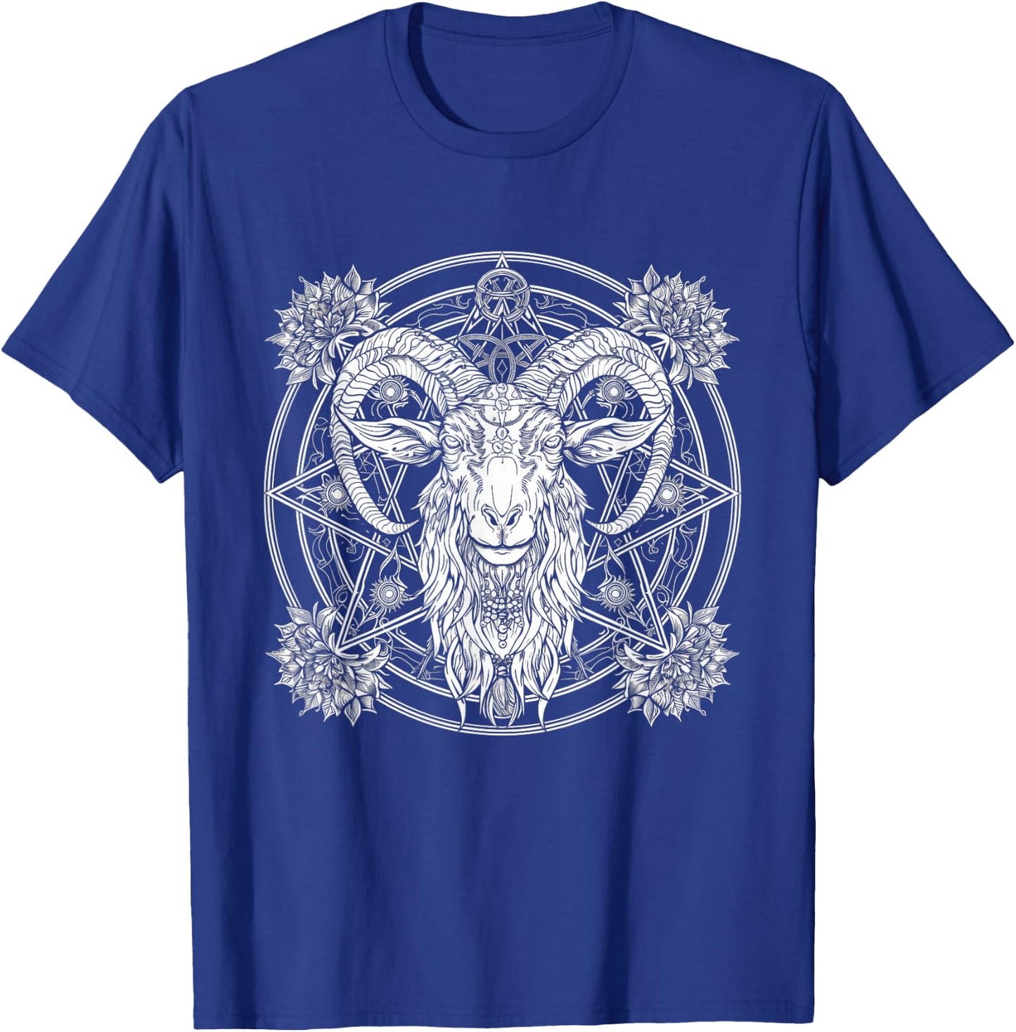 Baphomet Goat Satanist Halloween Metal Head Satanism T-Shirt - T-Shirt | Royal