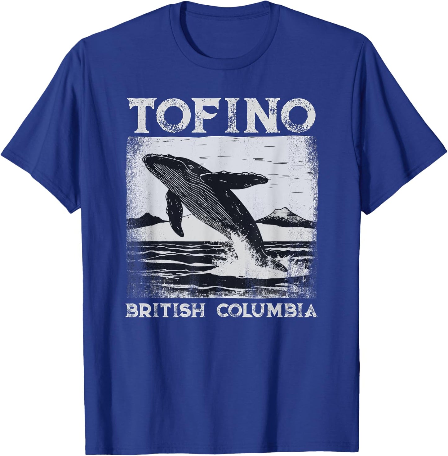 Tofino Colombie-Britannique Baleine grise Île de Vancouver Canada T-Shirt - T-Shirt | Royal