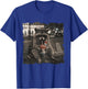 Patriotic Raccoon Drinking Iced Slushie 4th of July America T-Shirt - T-Shirt | Royal