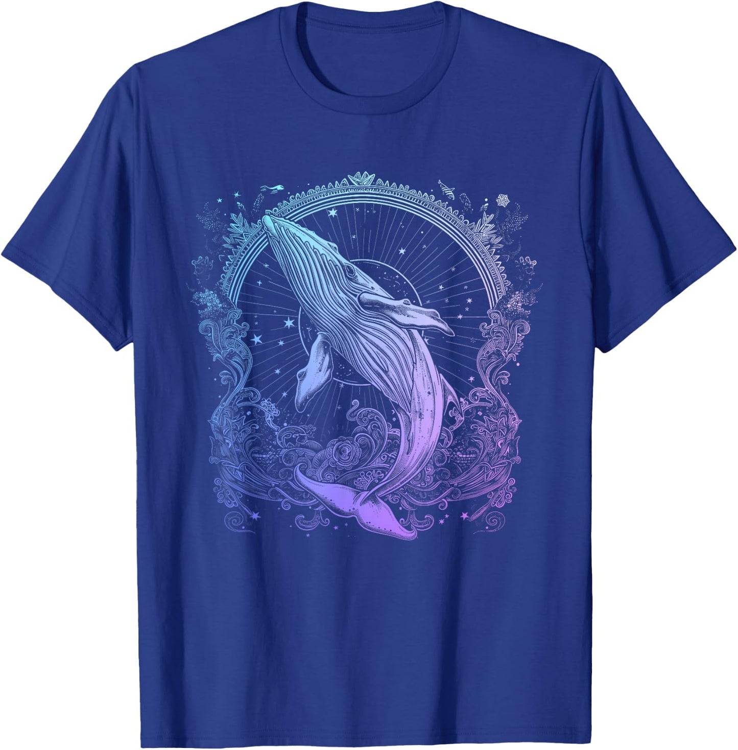 Blue Whale Humpback Whale Lover T-Shirt - T-Shirt | Royal
