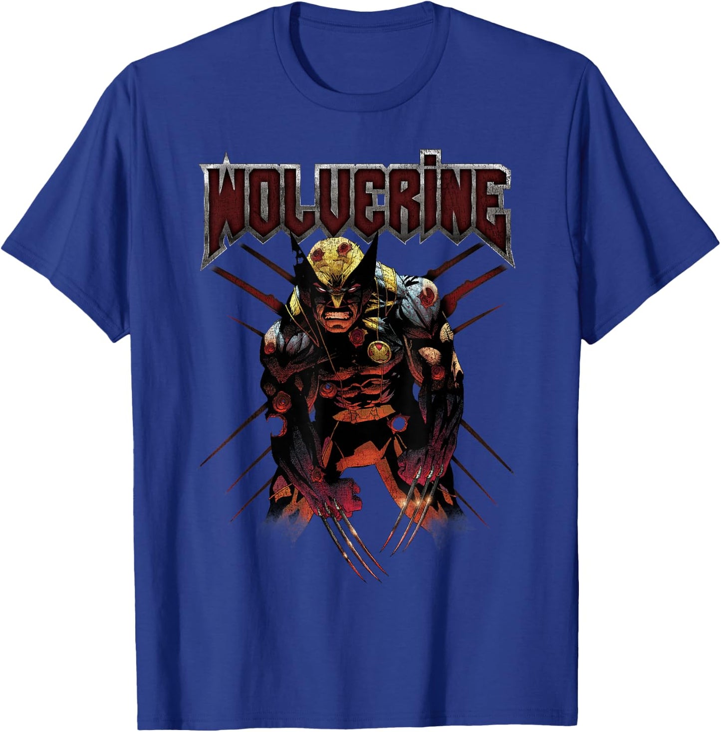 Marvel X-Men Wolverine Epic Regenerative Rock T-Shirt - T-Shirt | Royal