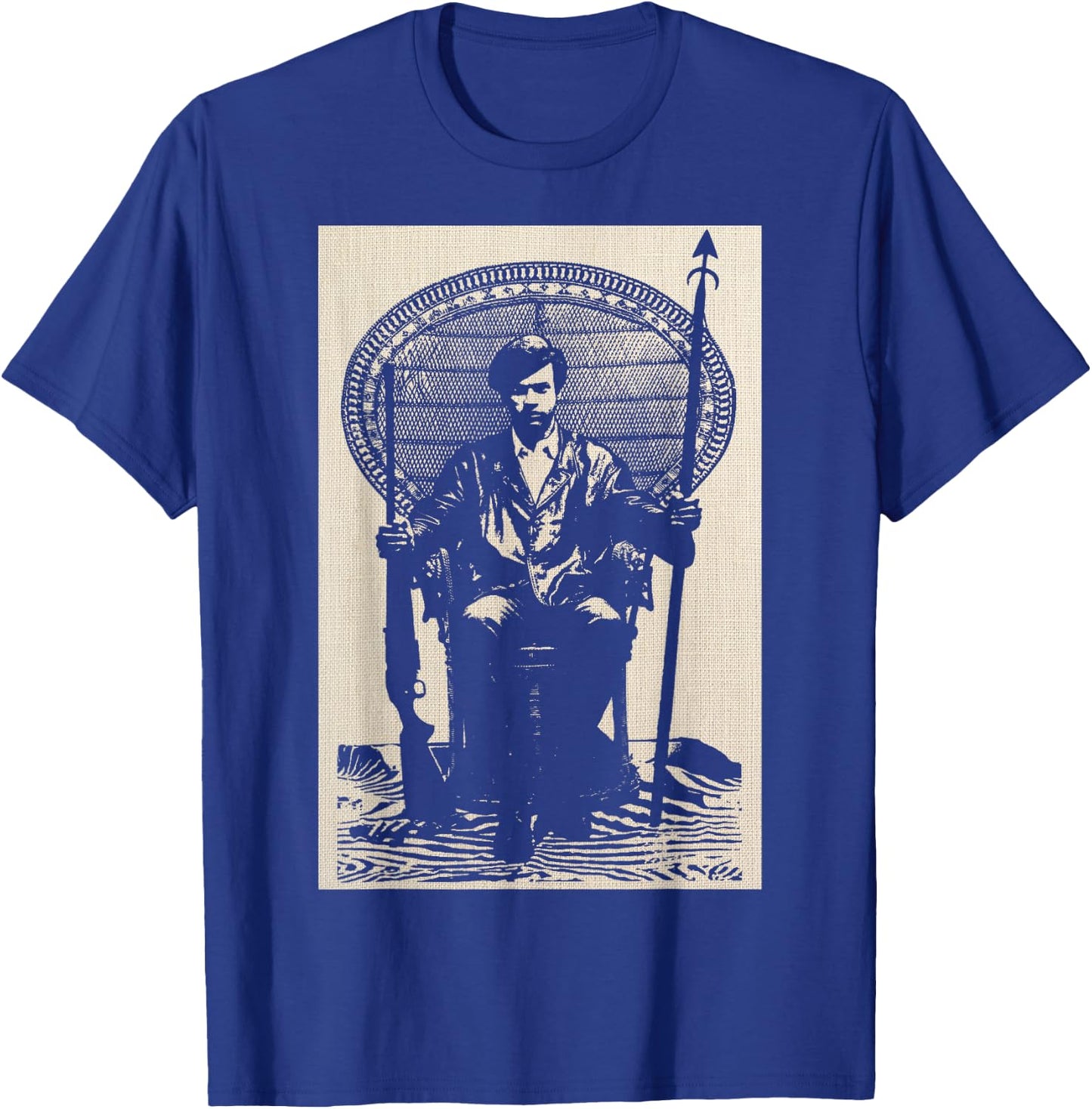 BPP Vintage Black History Self Defense Black Panthers Party T-Shirt - T-Shirt | Royal