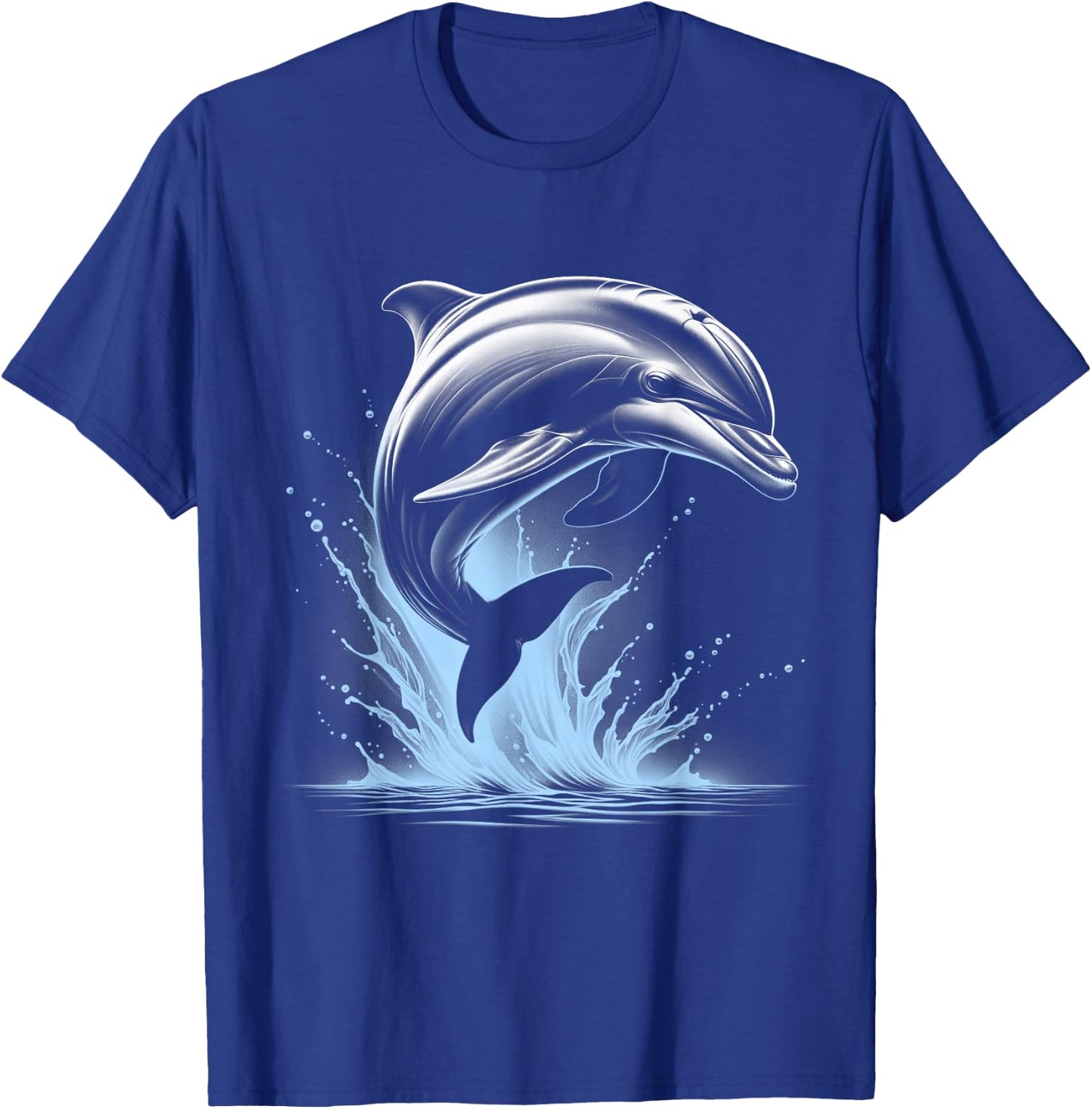 MyAnimal - Delfin im Sprung , Damen, Schwarz, S T-Shirt - T-Shirt | Royal