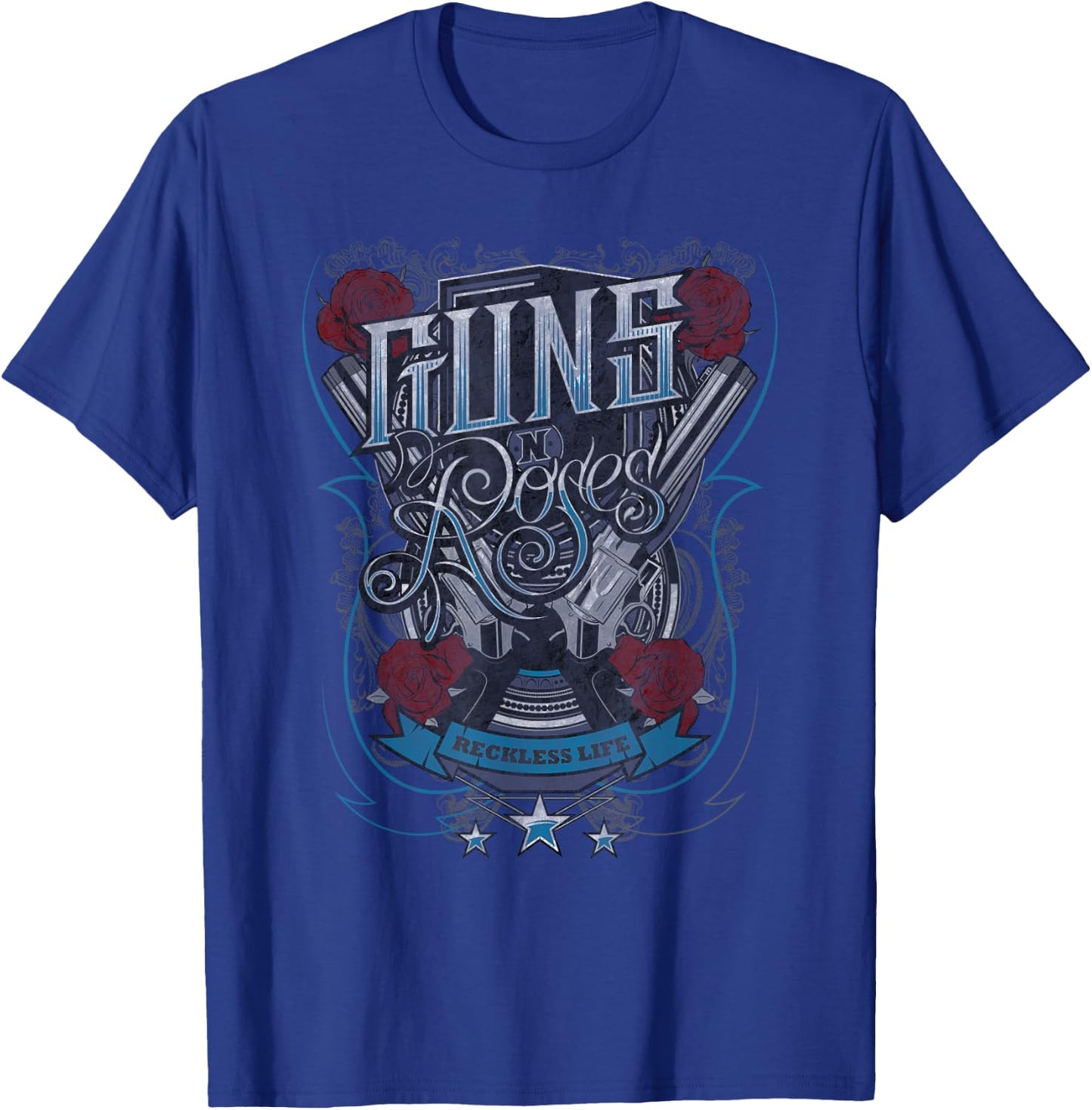 Guns N' Roses Offizielle Reckless Life Guns T-Shirt - T-Shirt | Royal