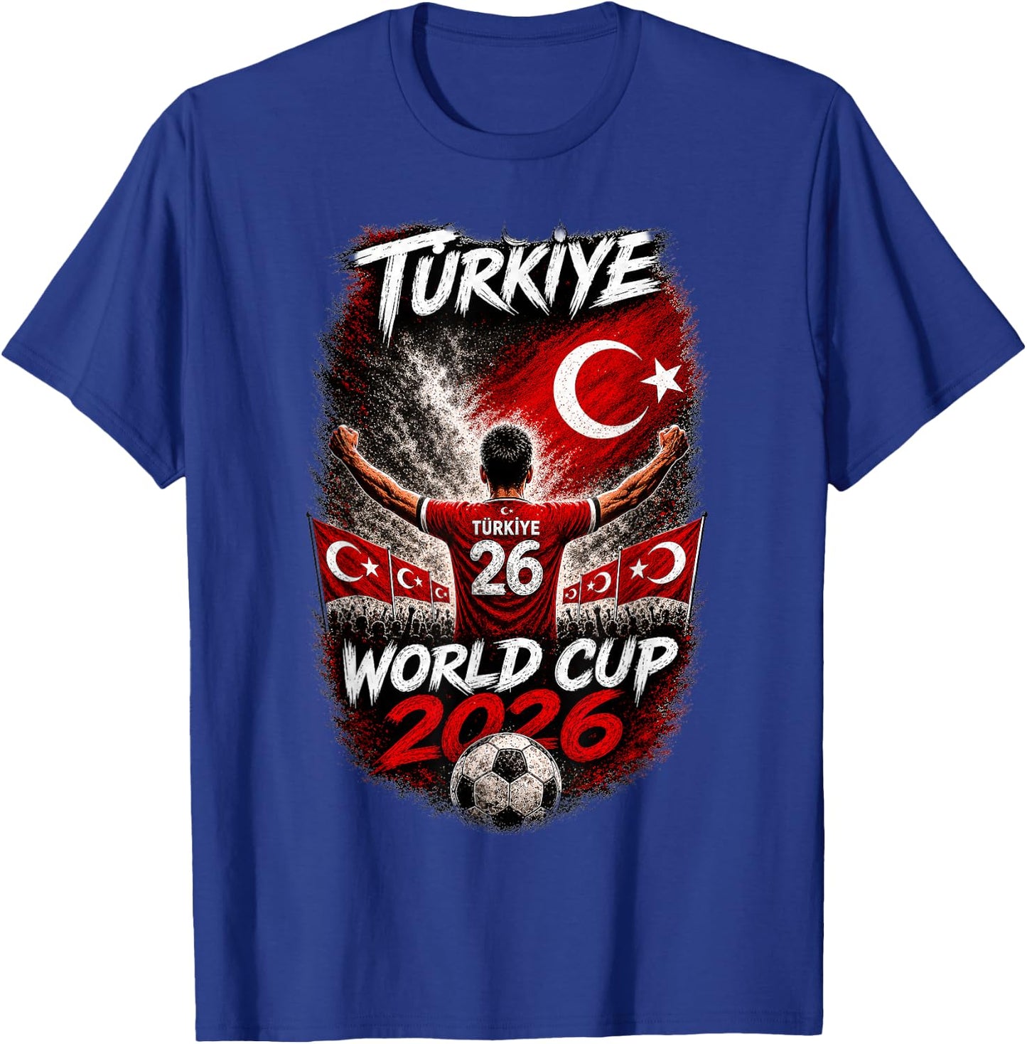 Soccer - WM 2026 Turkey T-Shirt - T-Shirt | Royal