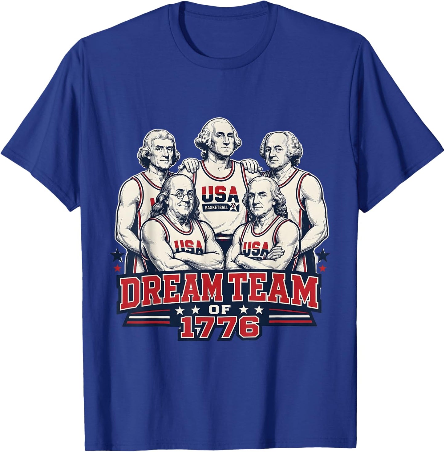 Undefeated Since 1776 America 4th of July Independence Team T-Shirt - T-Shirt | Royal
