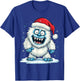 Yeti Xmas Abominable Snowman Bigfoot Funny Christmas Monster T-Shirt - T-Shirt | Royal