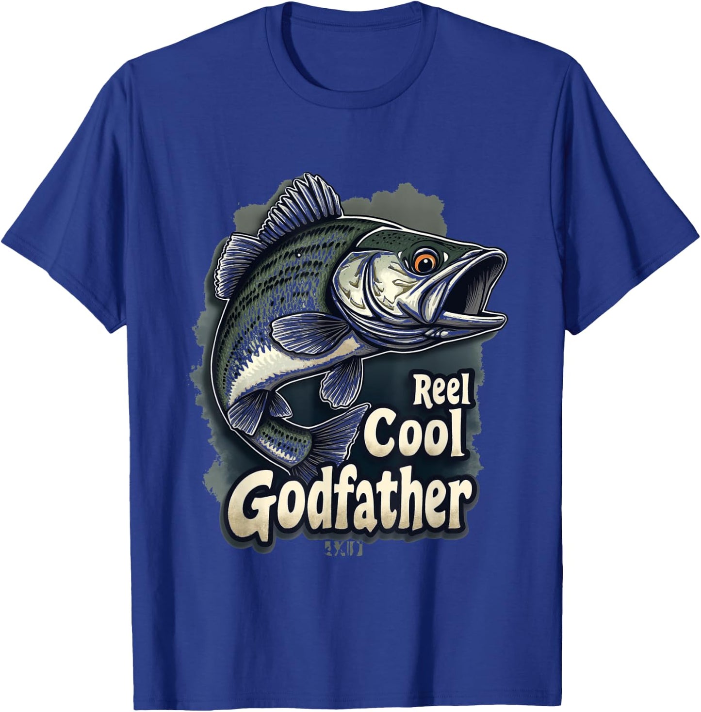 Reel Cool Godfather Fishing Godfather T-Shirt - T-Shirt | Royal