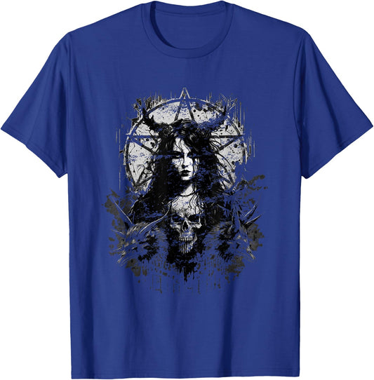 Gothic Aesthetic Satanic Grunge Dark Magic T-Shirt - T-Shirt | Royal