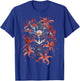 Red Spider Lily Flower Oni Mask Noh Japanese Anime Otaku T-Shirt - T-Shirt | Royal
