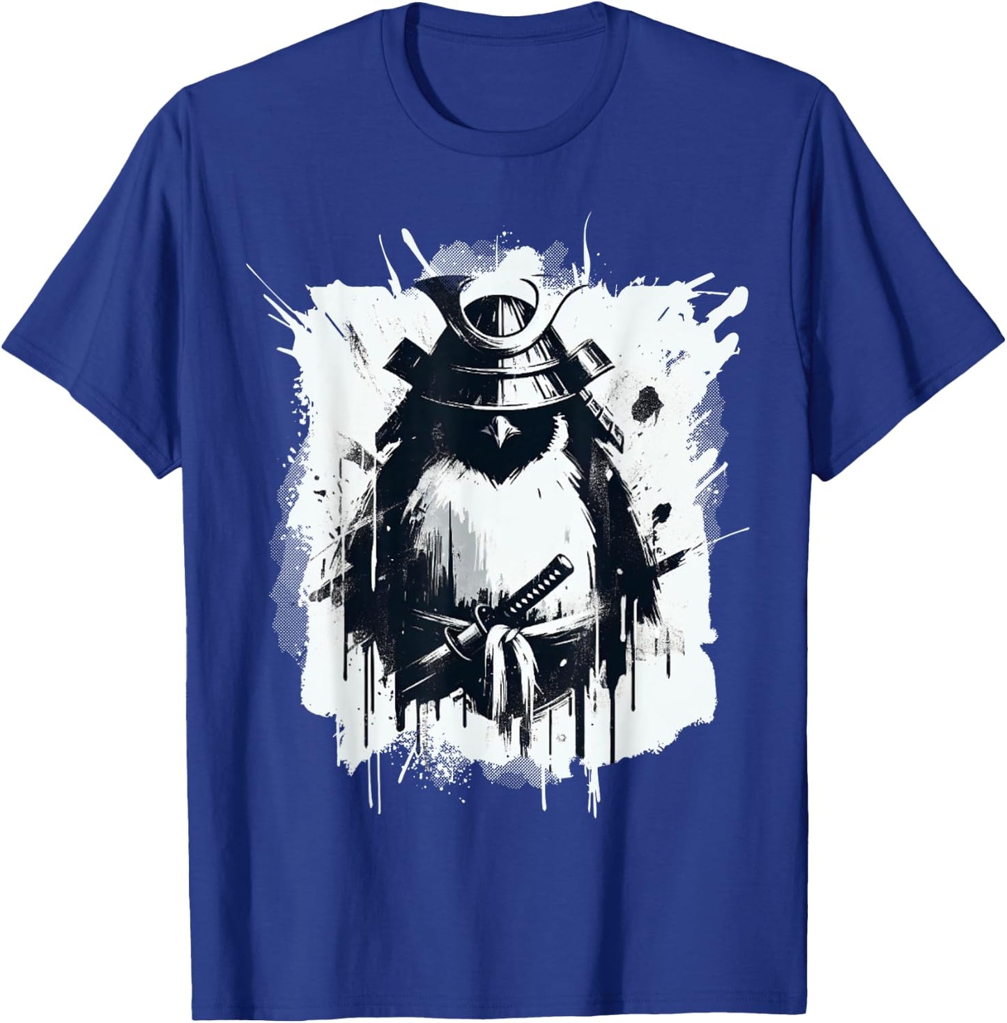 Penguin Ninja Samurai Costume Japanese Outfit T-Shirt - T-Shirt | Royal