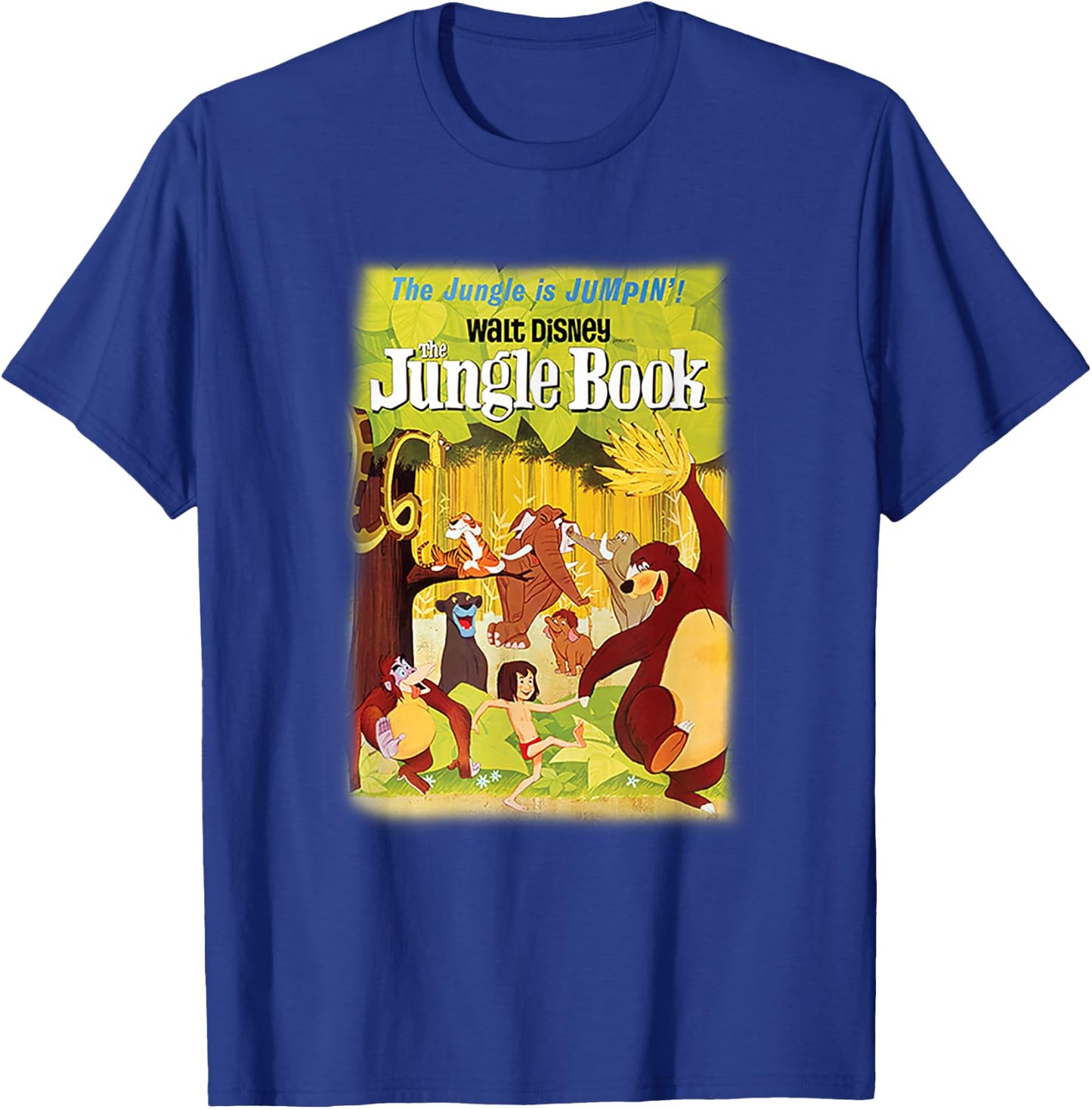Disney The Jungle Book Full Character Poster T-Shirt - T-Shirt | Royal