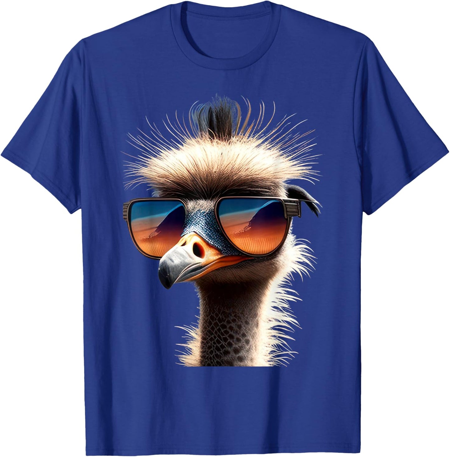 Strauss Bird Ostrich Large Emu Running Bird I Like Bouquets , black T-Shirt - T-Shirt | Royal