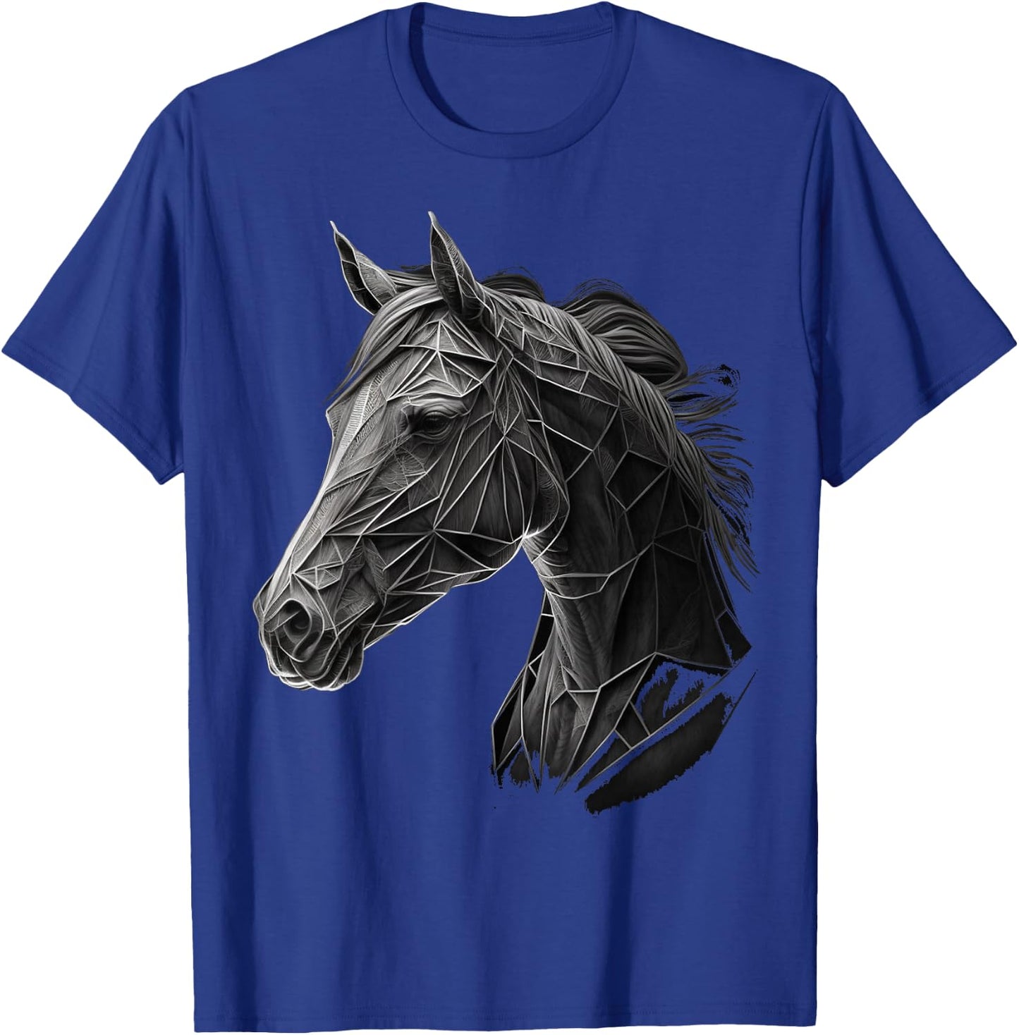 Reiten Kunst Tierdruck Pferd Motiv Pferd T-Shirt - T-Shirt | Royal