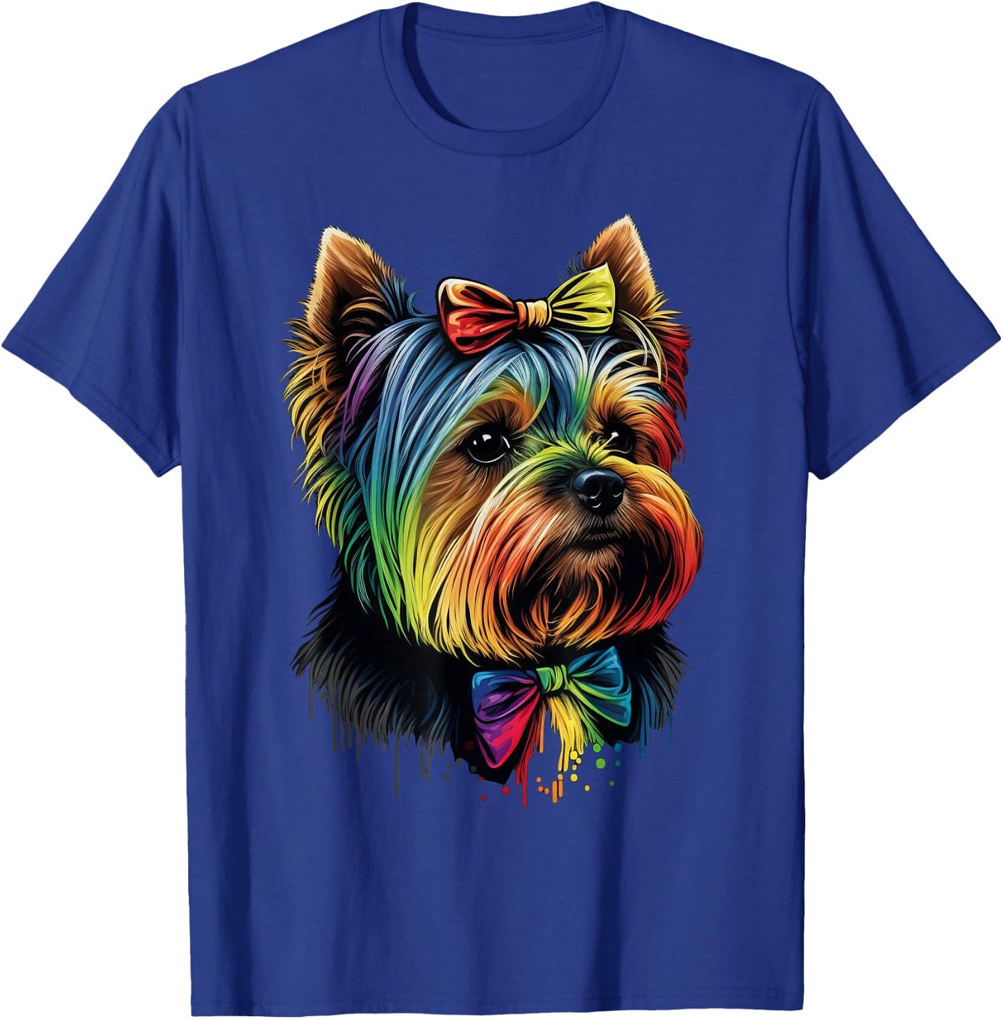 Cute Yorkshire Terrier Dog on Yorkshire Terrier Lover Women Kids T-Shirt - T-Shirt | Royal