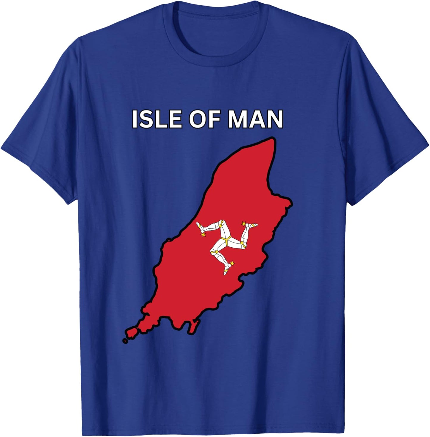 Isle of Man Design, Black, S T-Shirt - T-Shirt | Royal