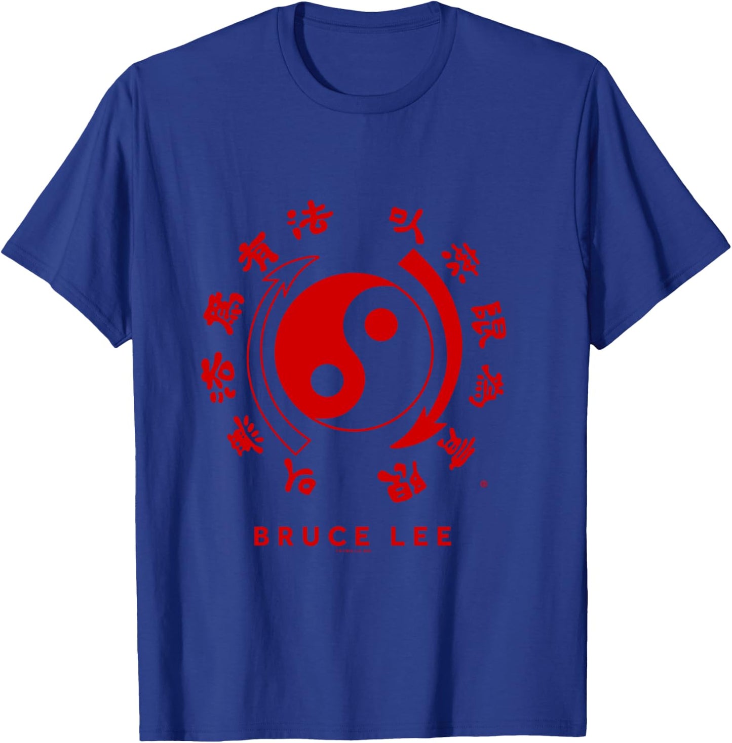 Bruce Lee Jeet Kune Do Red Emblem T-Shirt - T-Shirt | Royal