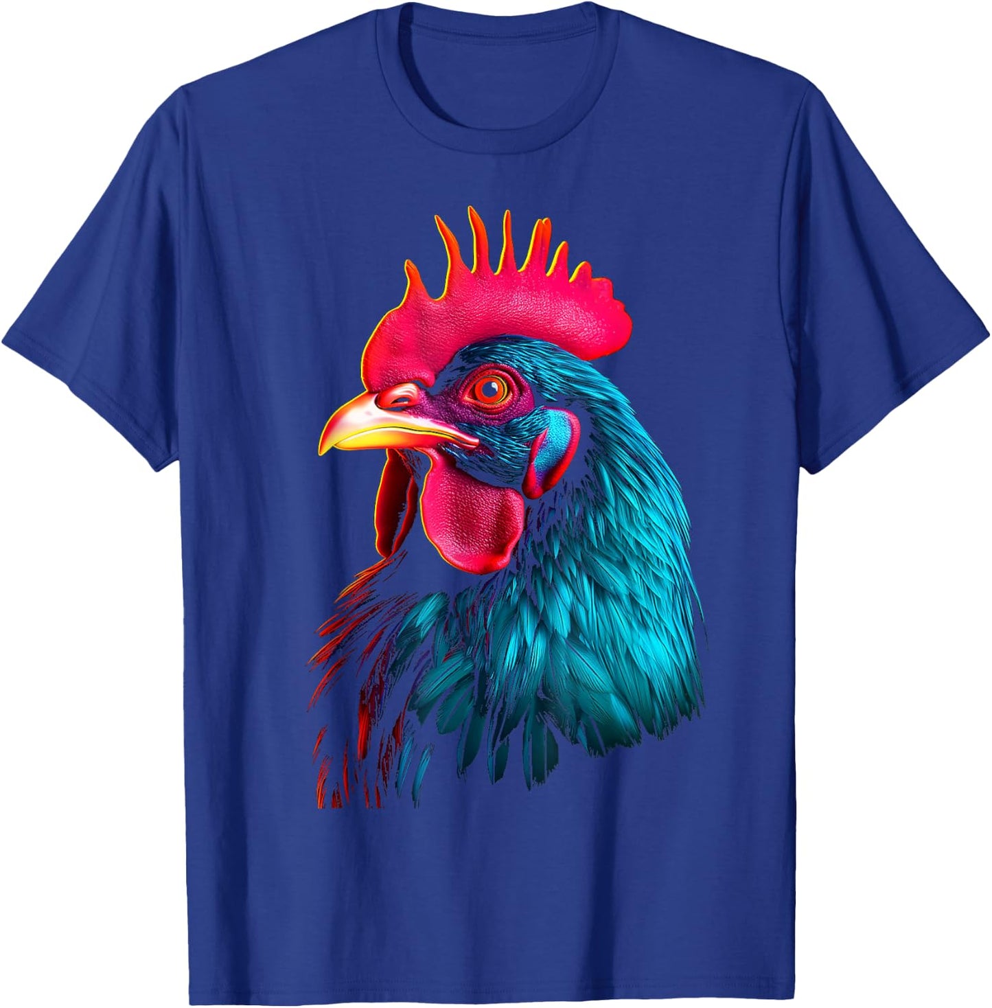 Chicken Animal Motif Illustration Chicken T-Shirt - T-Shirt | Royal