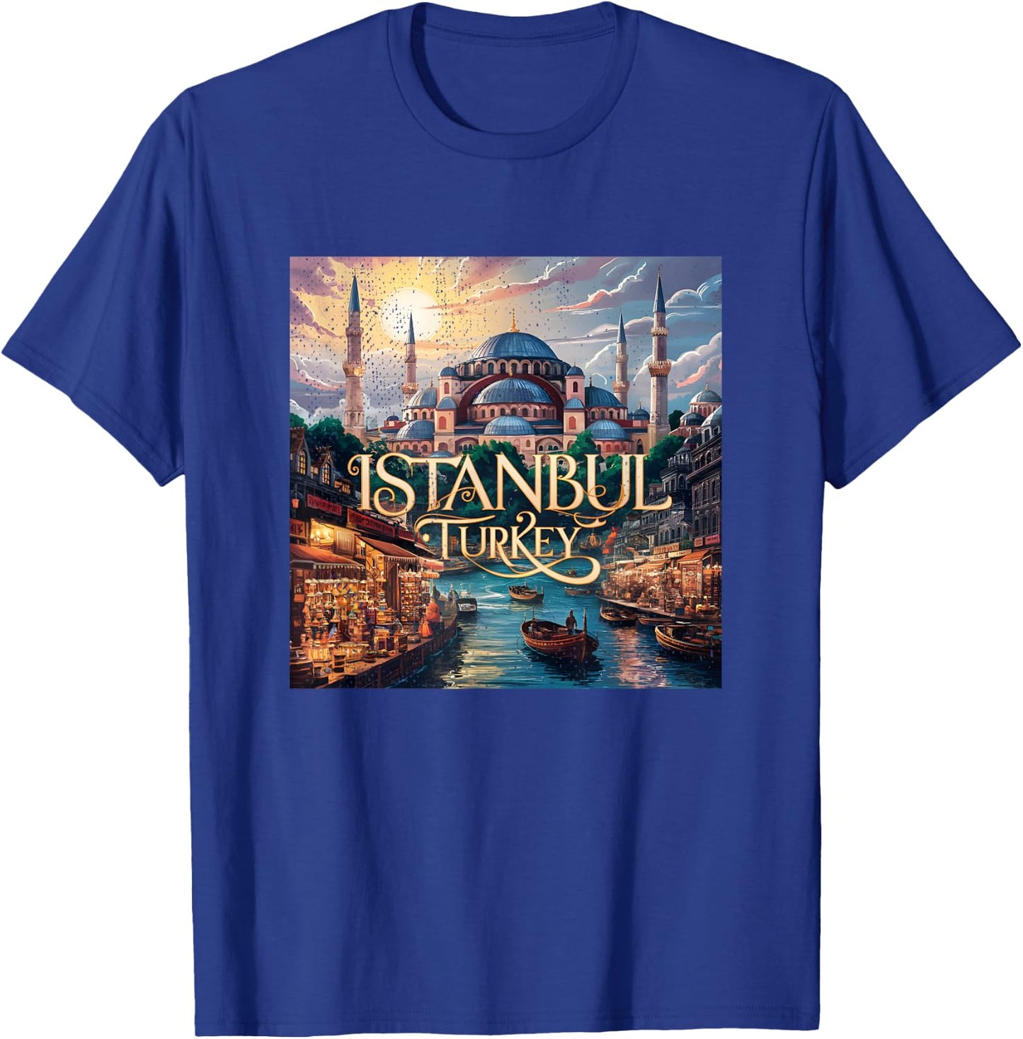 Vintage Istanbul Turquie T-Shirt - T-Shirt | Royal
