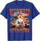Registered Flex Offender Muscular Goose Gym Workout Bootleg T-Shirt - T-Shirt | Royal