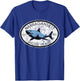 Narragansett Rhode Island Fishing Shark Fish Beach Vintage T-Shirt - T-Shirt | Royal