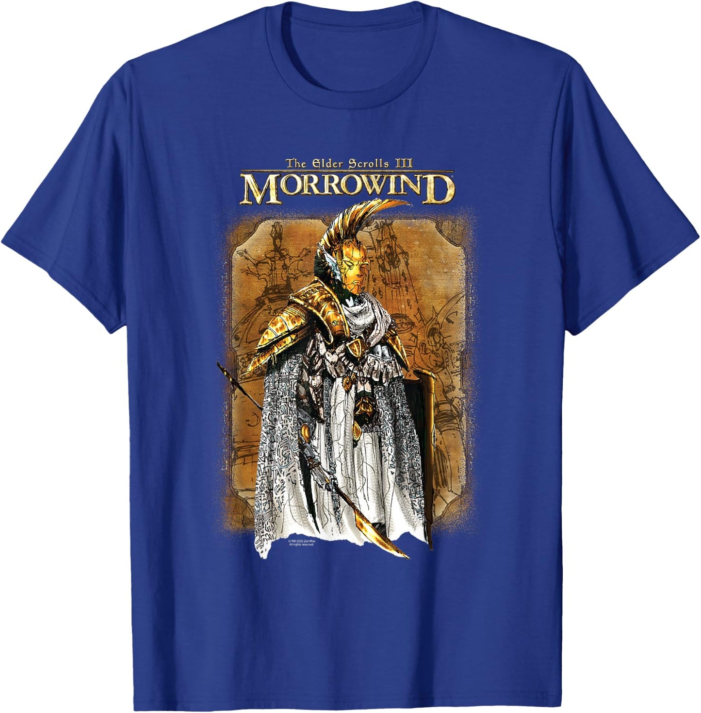 Morrowind Concept Illustration Video Game T-Shirt - T-Shirt | Royal