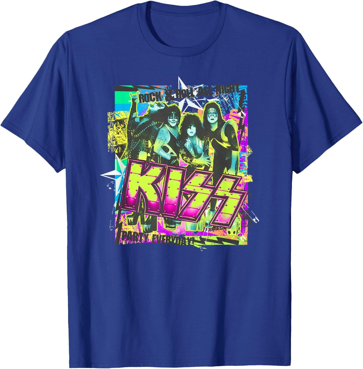 KISS - Everyday Party T-Shirt - T-Shirt | Royal