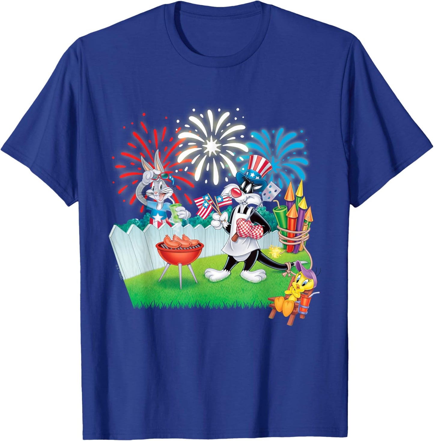 Looney Tunes 4th of July Celebration T-Shirt - T-Shirt | Royal