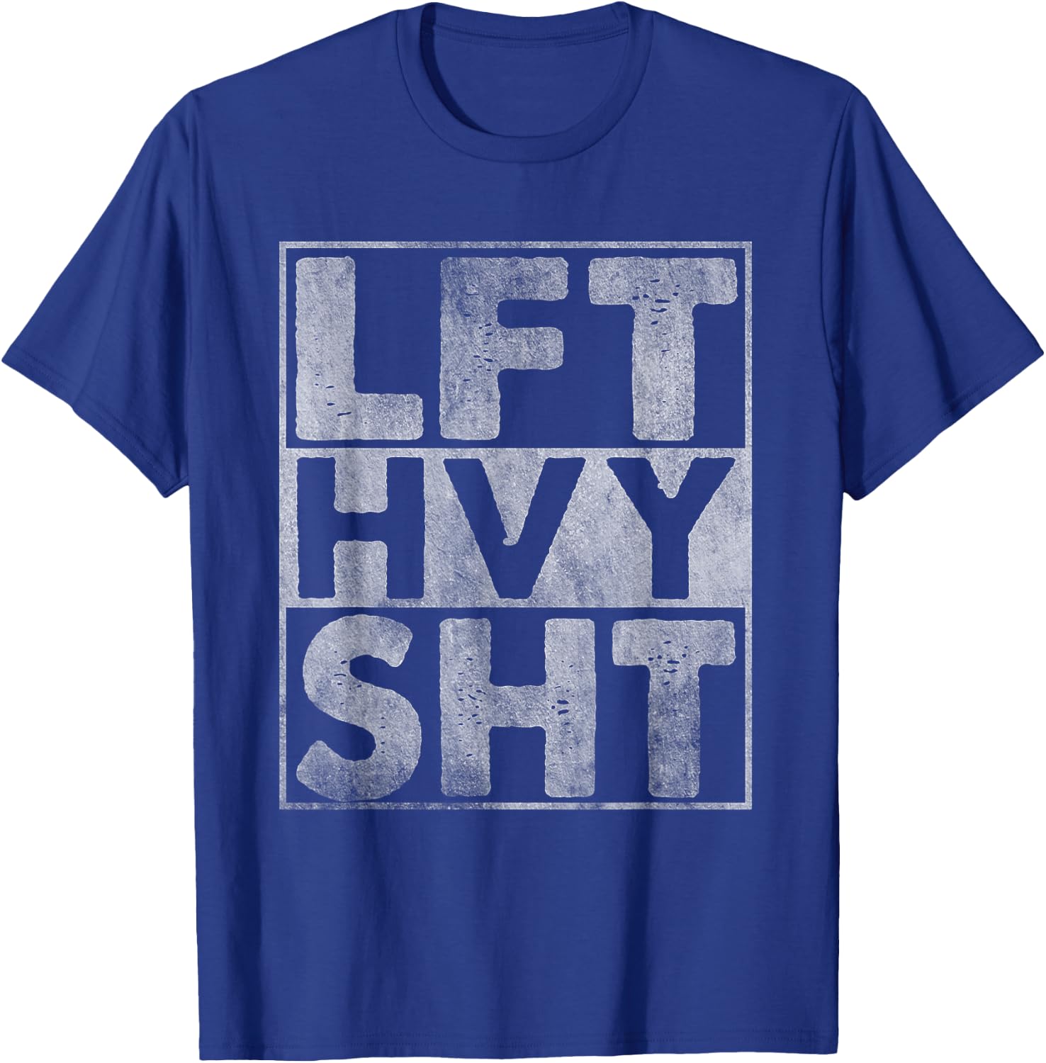 LFT HVY SHT Lift Heavy Gym Workout Bodybuilding T-Shirt - T-Shirt | Royal