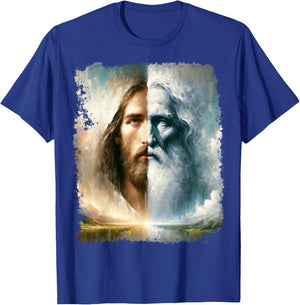 Jesus Christ God The Father Christian T-Shirt - T-Shirt | Royal