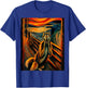 Expressionist Scream Stuff for Wolf Lovers | Artistic Wolf T-Shirt - T-Shirt | Royal